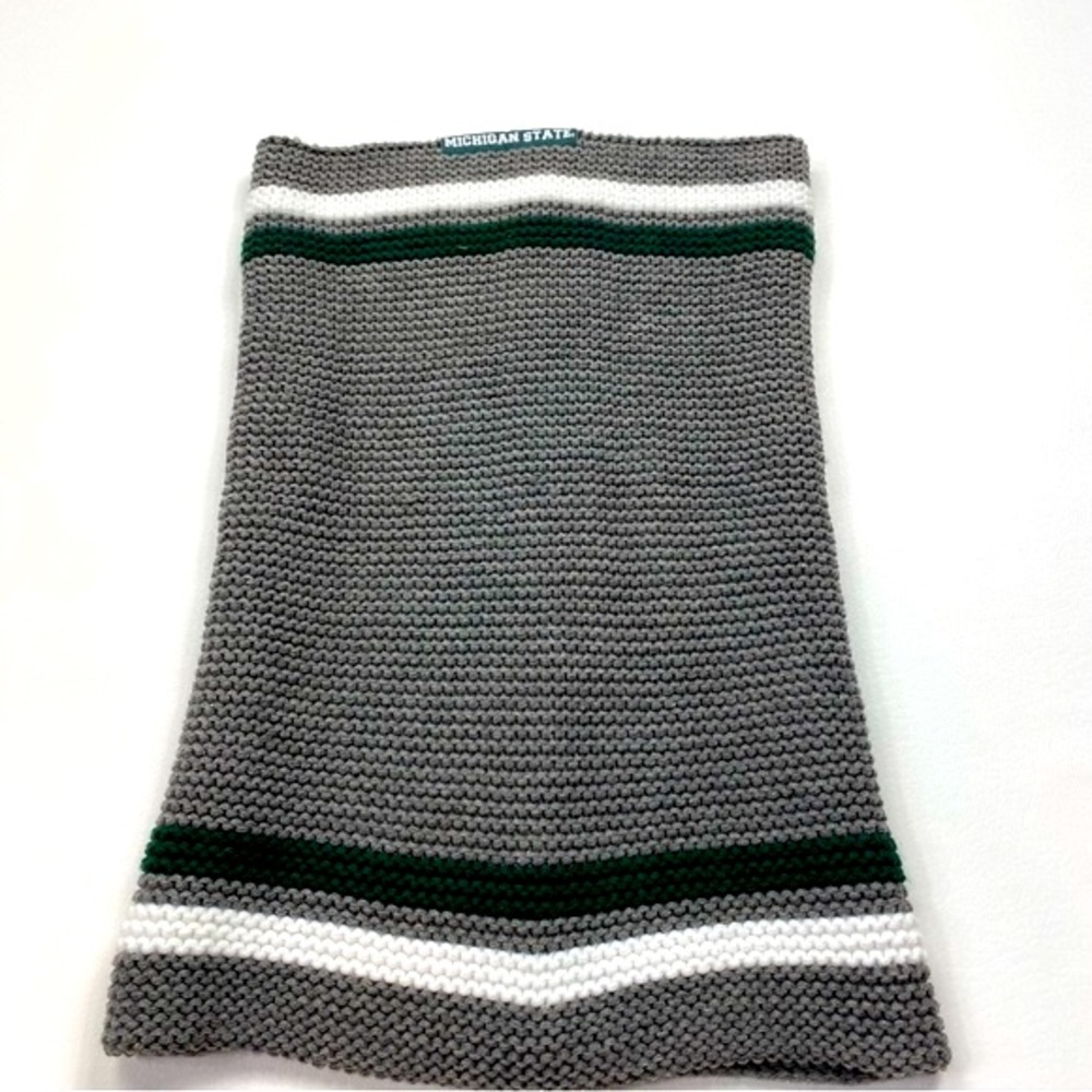 Michigan State Knitted Infinity Scarf - Picture 3 of 4